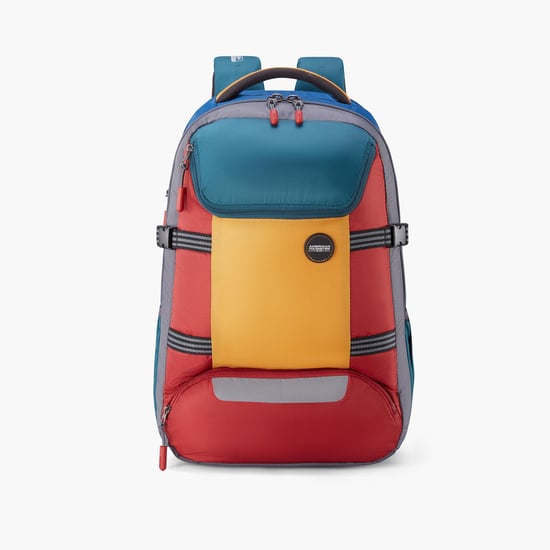 AMERICAN TOURISTER Magna Unisex Colourblocked Laptop Backpack