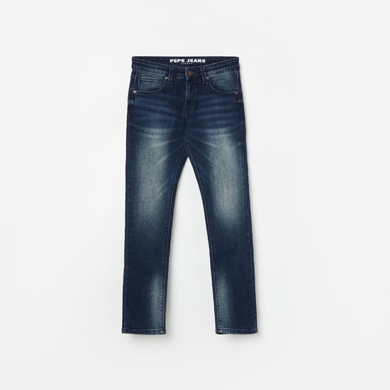 PEPE JEANS Boys Washed Slim Fit Jeans