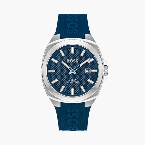 HUGO BOSS Walker Men Analog Silicone Strap Watch 1514139