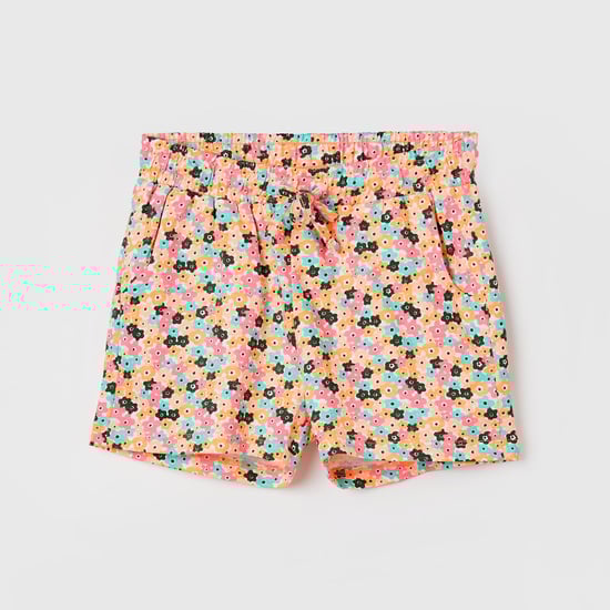 FAME FOREVER Girls Floral Printed Regular Shorts