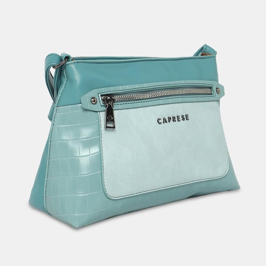 CAPRESE Women Colourblocked Sling Bag Blue