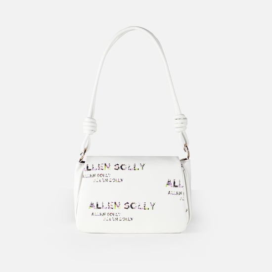 ALLEN SOLLY Women Logo Printed Sling Bag