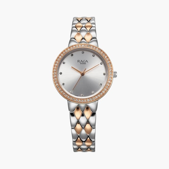 TITAN Raga Women Embellished Analog Watch 95282KM01