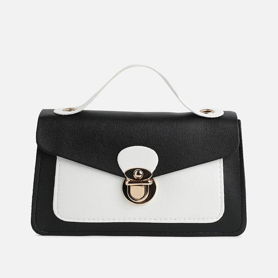 HAUTE SAUCE Women Colour Blocked Handheld Bag