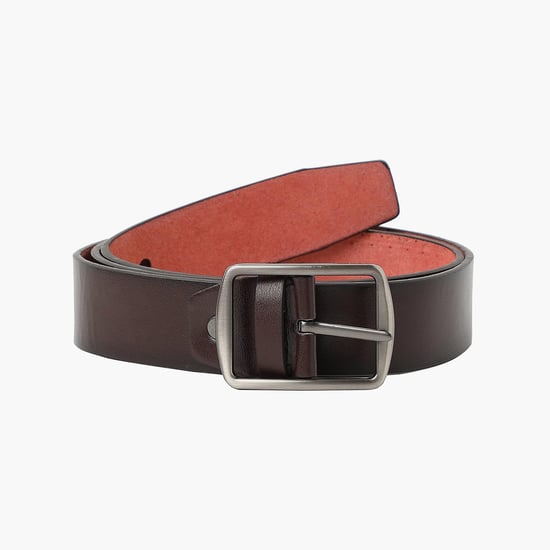 FRENCH ACCENT Men Textured Formal Belt