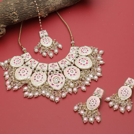 Meenakari jewellery set hotsell