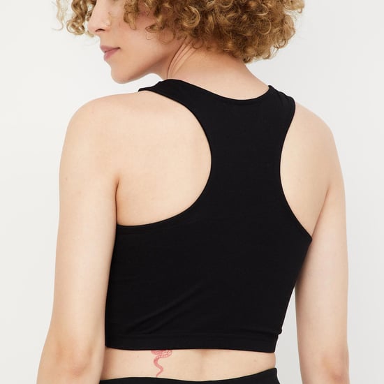 【yo BIOTOP】cropped bare bra top Black 0 yo BIOTOP】cropped bare bra top Black 0 yo BIOTOP】cropped bare