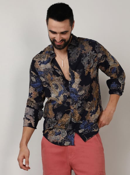 CAMPUS SUTRA Men Printed Regular Fit Casual Shirt
