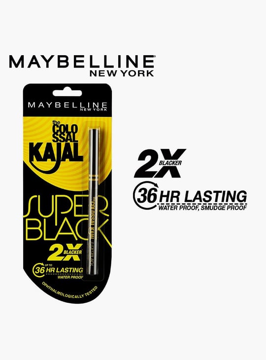 MAYBELLINE Super Black Colossal Kajal - 0.35g