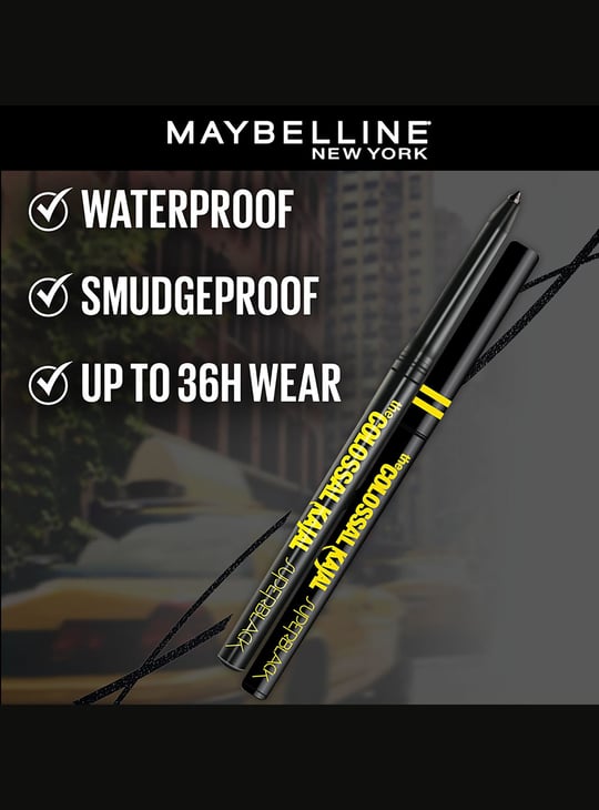 MAYBELLINE Super Black Colossal Kajal - 0.35g