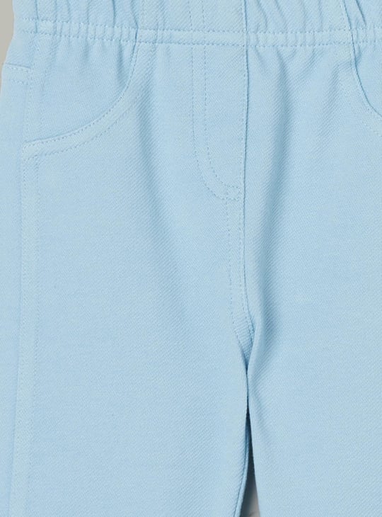 JUNIORS Girls Dark Wash Elasticated Jeggings