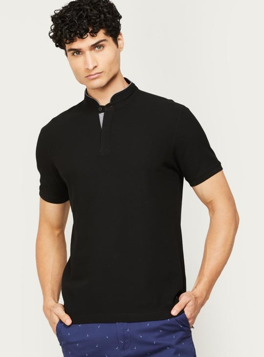 CODE Solid Regular Fit T-shirt