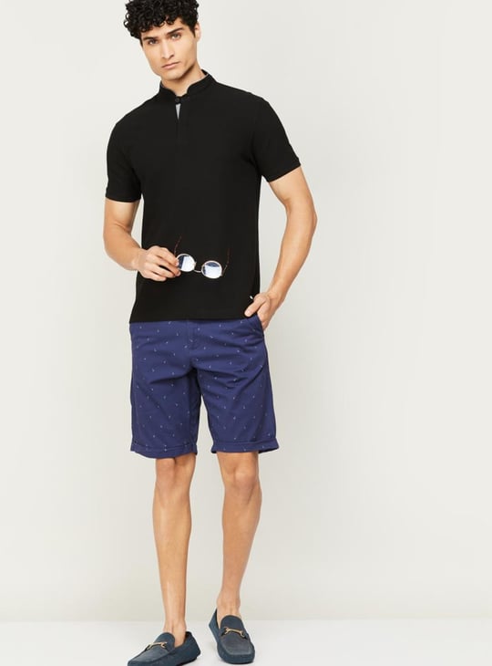 CODE Solid Regular Fit T-shirt