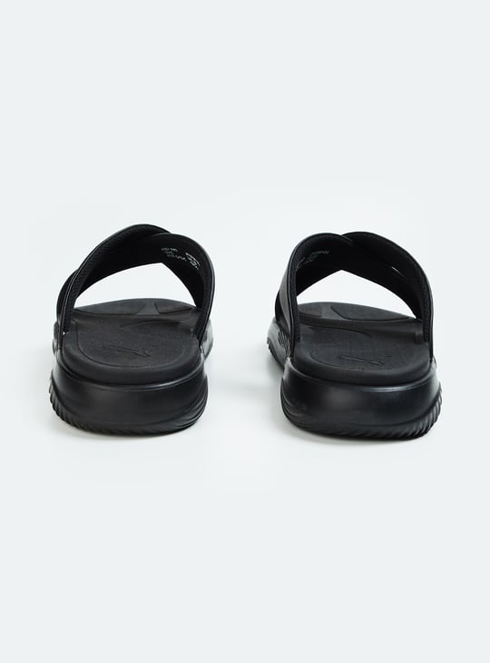 PUMA Softride Men Solid Cross Strap Sliders