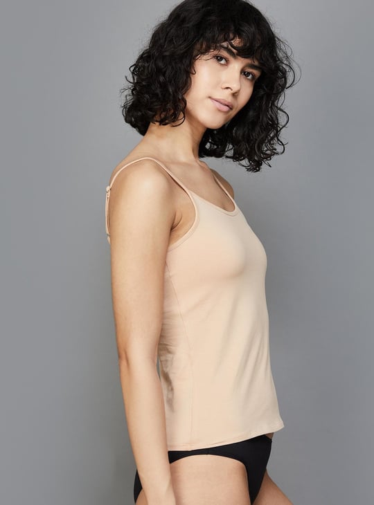 GINGER Solid Sleeveless Camisole