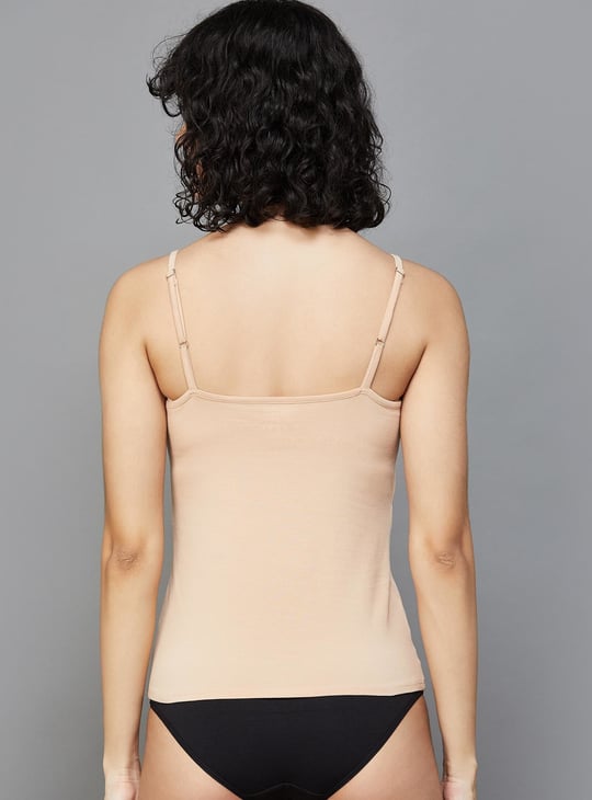 GINGER Solid Sleeveless Camisole