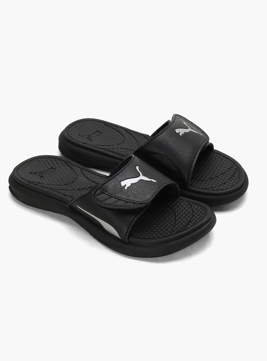 PUMA Women Brand Print Sliders
