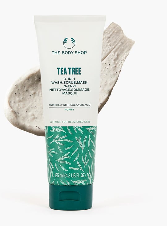 THE BODY SHOP Tea Tree 3-in-1 Wash, Scrub & Mask - 125ml