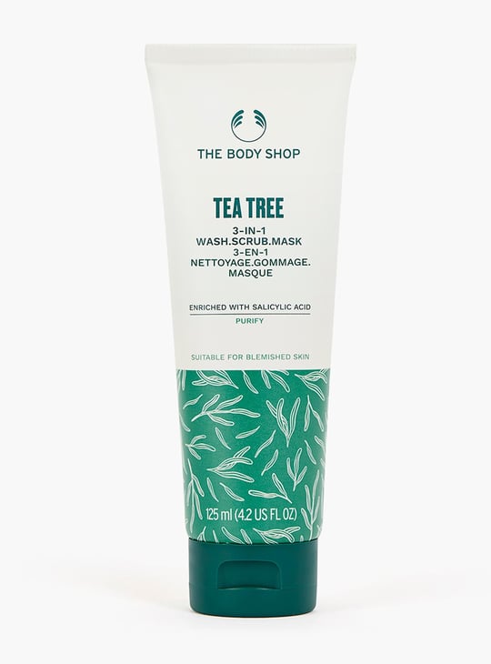 THE BODY SHOP Tea Tree 3-in-1 Wash, Scrub & Mask - 125ml