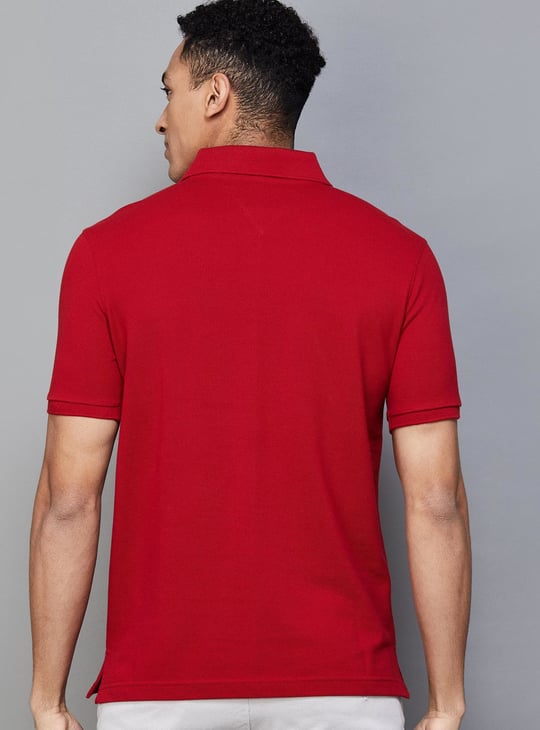 FAHRENHEIT Men Solid Regular Fit Polo T-shirt