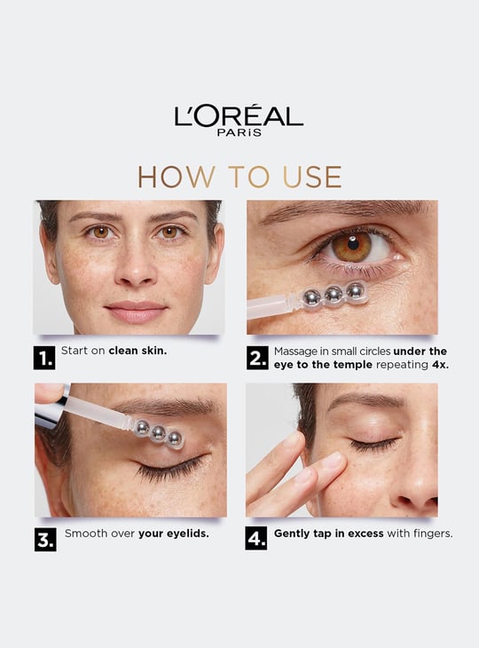 L'OREAL PARIS Glycolic Bright Dark Circle Eye Serum - 20ml