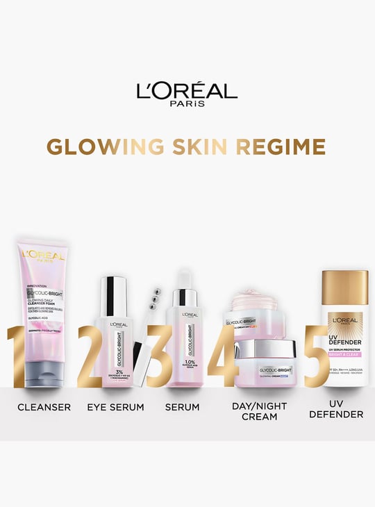 L'OREAL PARIS Glycolic Bright Dark Circle Eye Serum - 20ml