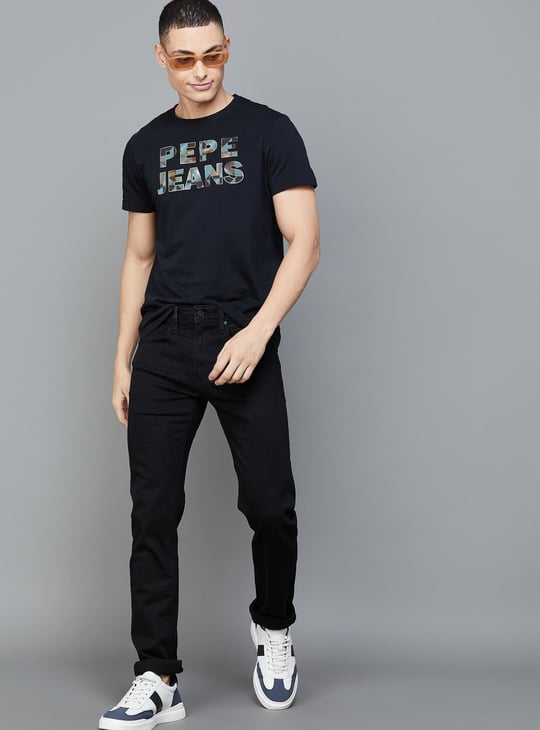 PEPE JEANS Men Dark Wash Skinny Fit Jeans