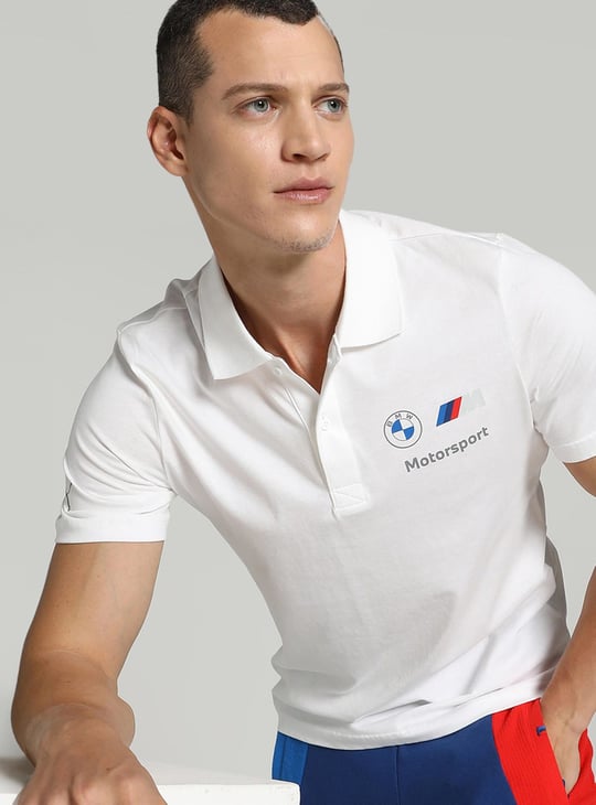 PUMA Men BMW Motorsport Regular Fit Polo T-shirt