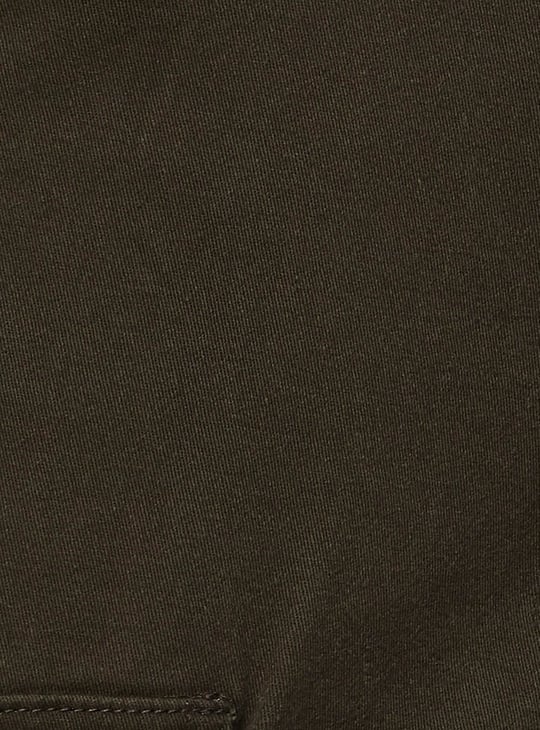 JACK & JONES Men Solid Regular Fit Cargo Trousers