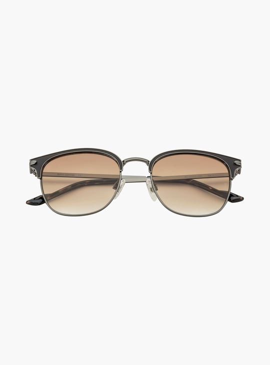 ROYAL ENFIELD Men UV Protected Clubmaster Sunglasses - RE-20005-C05