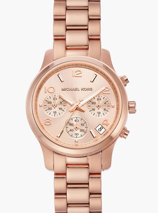 感謝セール！Michael Kors 豪華なデザイン Runway Chronograph Michael Kors Runway Chronograph Quartz Black Dial Men's