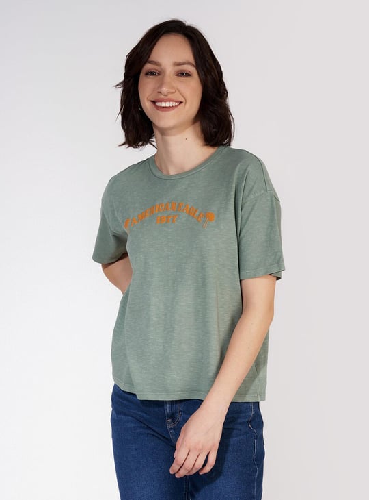 Ameri アメリ　AMERI EMBOSS LOGO TEE Ameri（アメリ）の「AMERI EMBOSS LOGO TEE（Tシャツ/カットソー