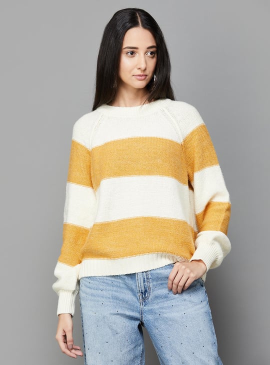 American eagle yellow sweater hotsell