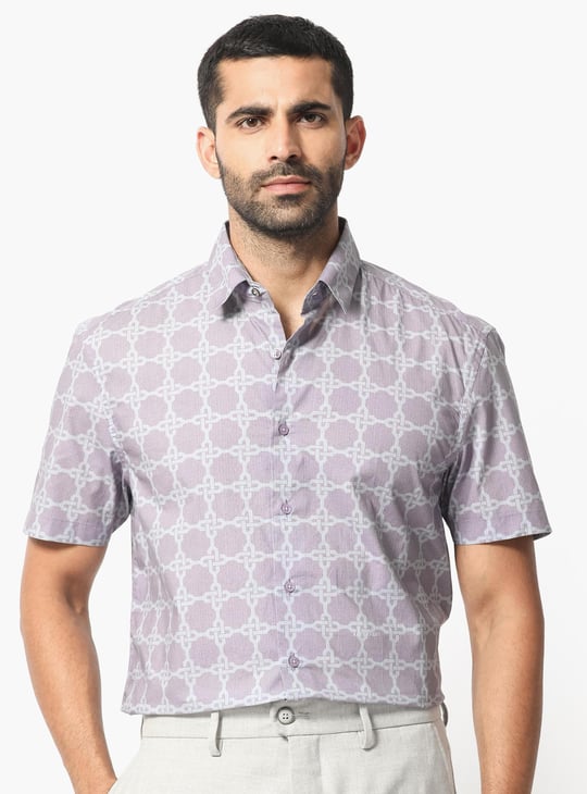 RARE RABBIT Men Printed Regular Fit Casual Shirt