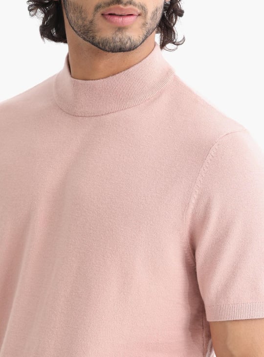 Rare Rabbit High Neck Tee Shirts Mens Rare Rabbit Men's Alfet