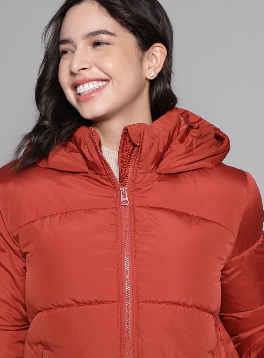 Vero Moda Red Parka Jacket Womens Vero Moda Down Coat Oslo Goji