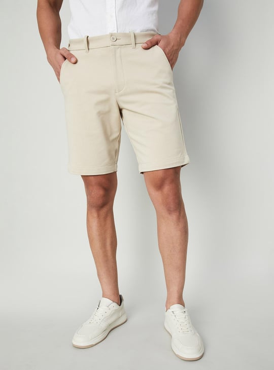 CODE Men Solid Regular Fit Shorts