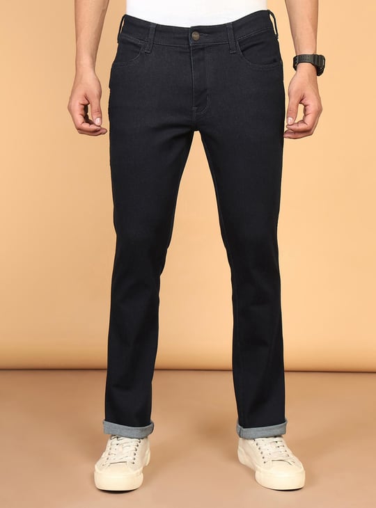 WRANGLER Men Solid Regular Fit Jeans