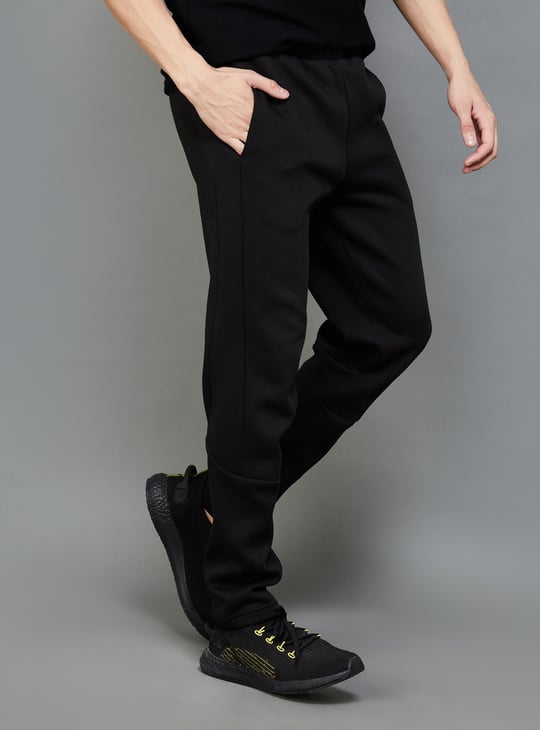 PUMA Men Solid Sports Track Pants Black