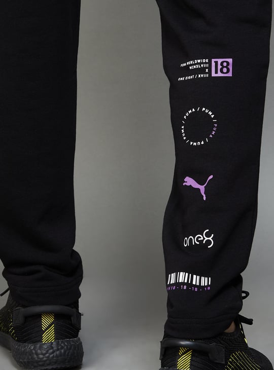 PUMA x One8 Men Solid Sports Track Pants