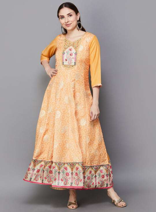 NEERUS Women Ethnic Printed A line Dress