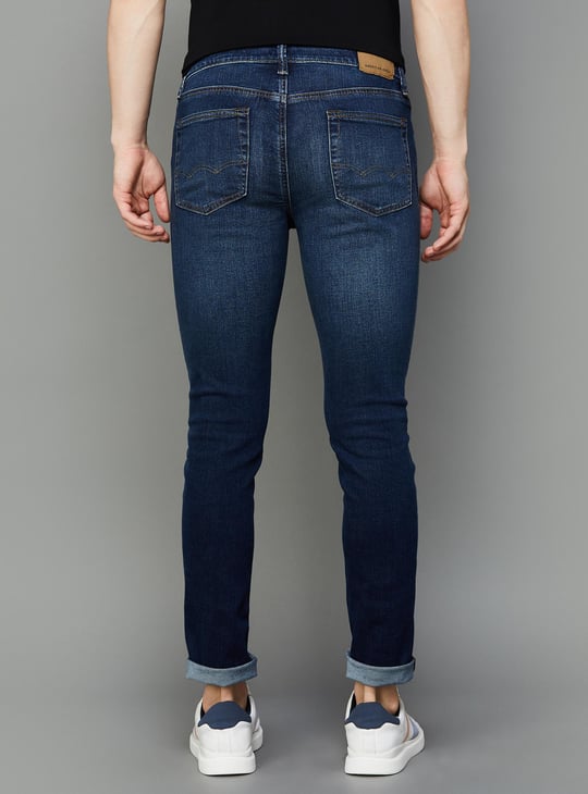 AMERICAN EAGLE Men Skinny Fit Dark Wash Jeans Blue