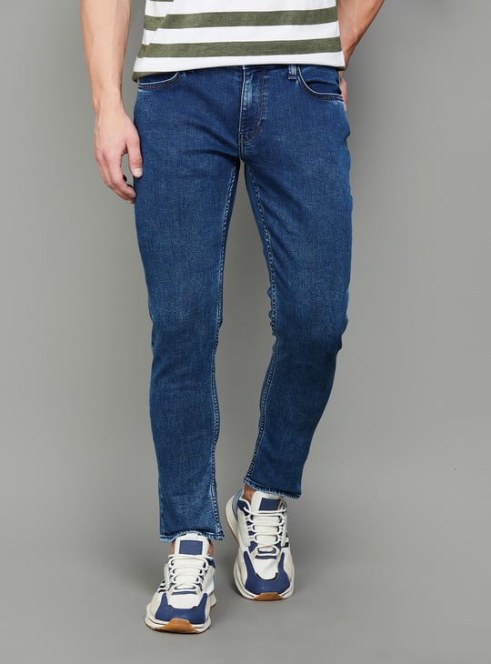 LEE Men Washed Skinny Fit Jeans