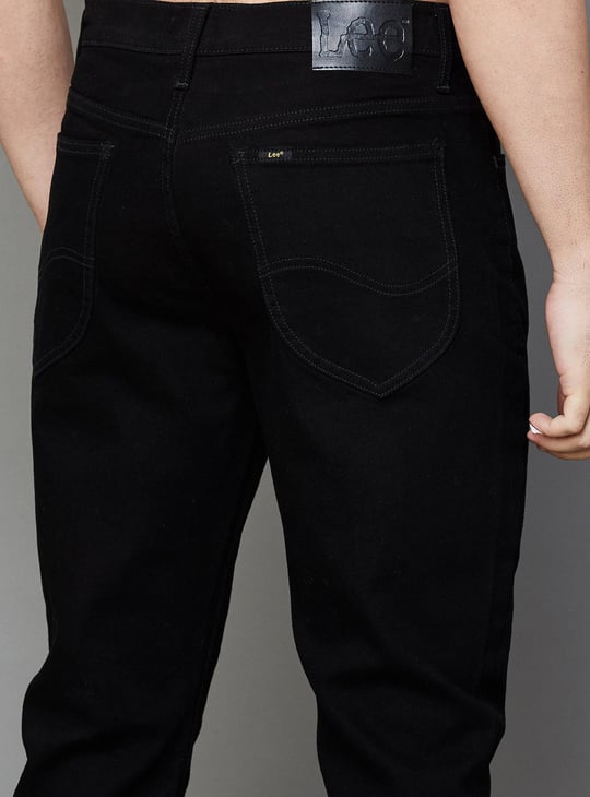 LEE Men Solid Boot Cut Jeans