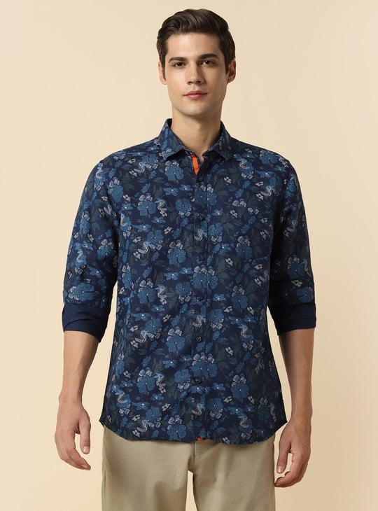 ALLEN SOLLY Men Printed Regular Fit Shirt