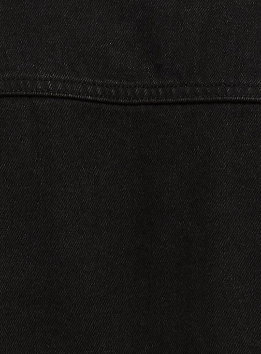 MAX Men Solid Denim Jacket