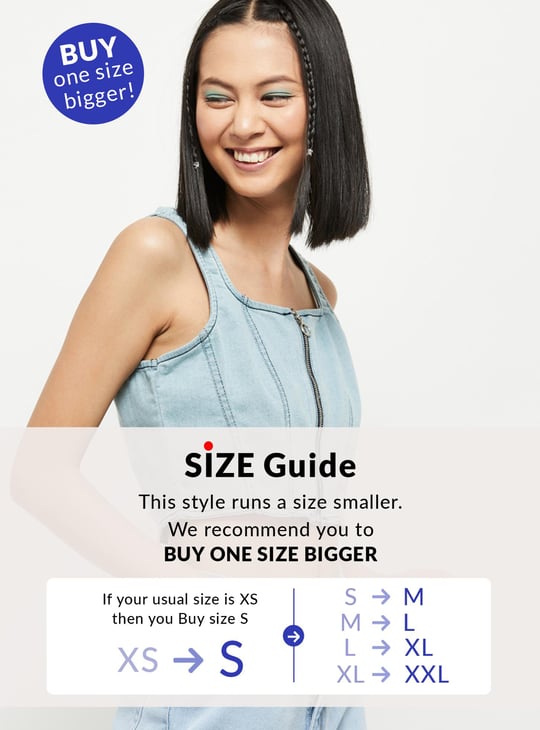 Women Lightwashed Denim Crop Top