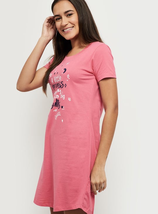 Women Printed Chemise - Pack of 2