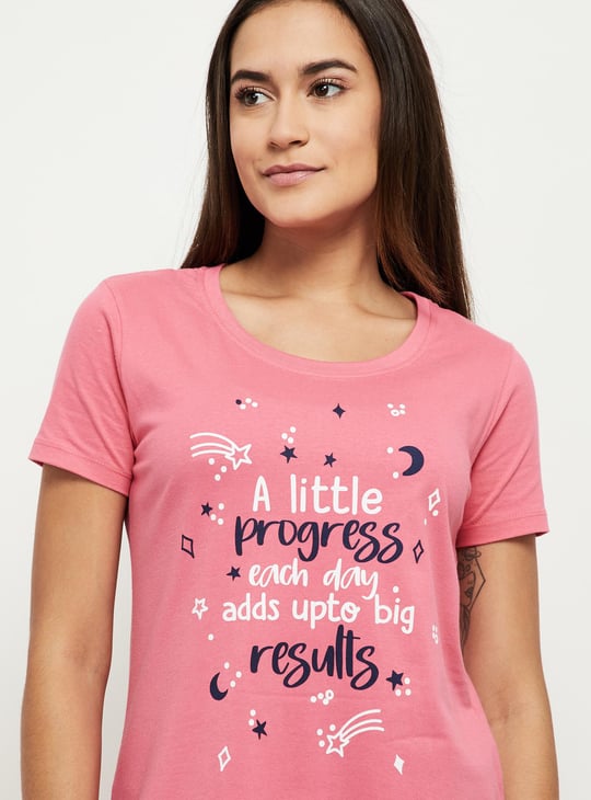 Women Printed Chemise - Pack of 2