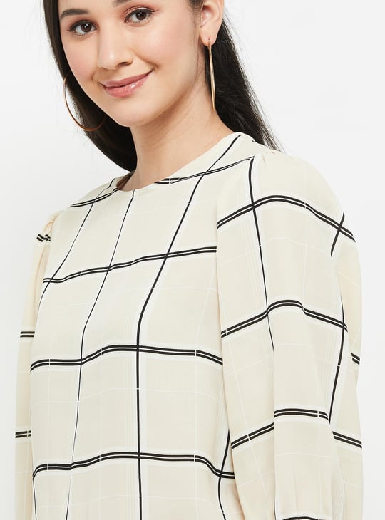 Women Checked Top
